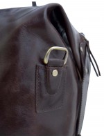 Кожаная дорожная сумка Bristol Dark Brown