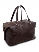 Кожаная дорожная сумка Bristol Dark Brown