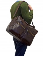 Дорожная сумка Oxford Dark Brown